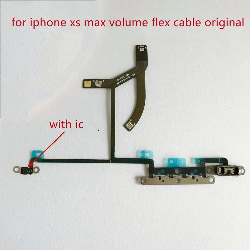 Wireless charging chip volume flex cable, NFC coil, mute button key, for iPhone X, XS, XR,