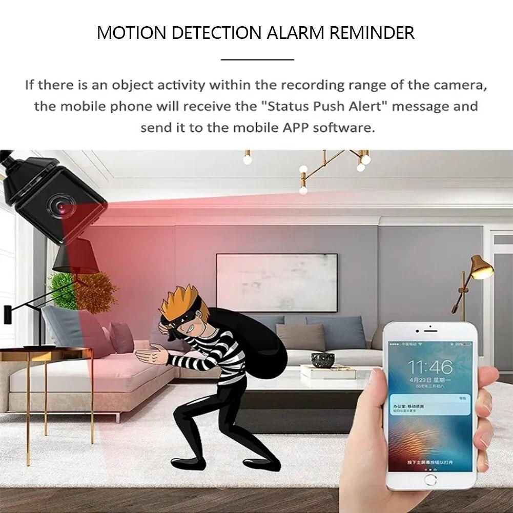 X6 Mini IP Camera WiFi Sports Camera HD Wireless Security Surveillance Video Remote Monitor Smart Home Micro Cam