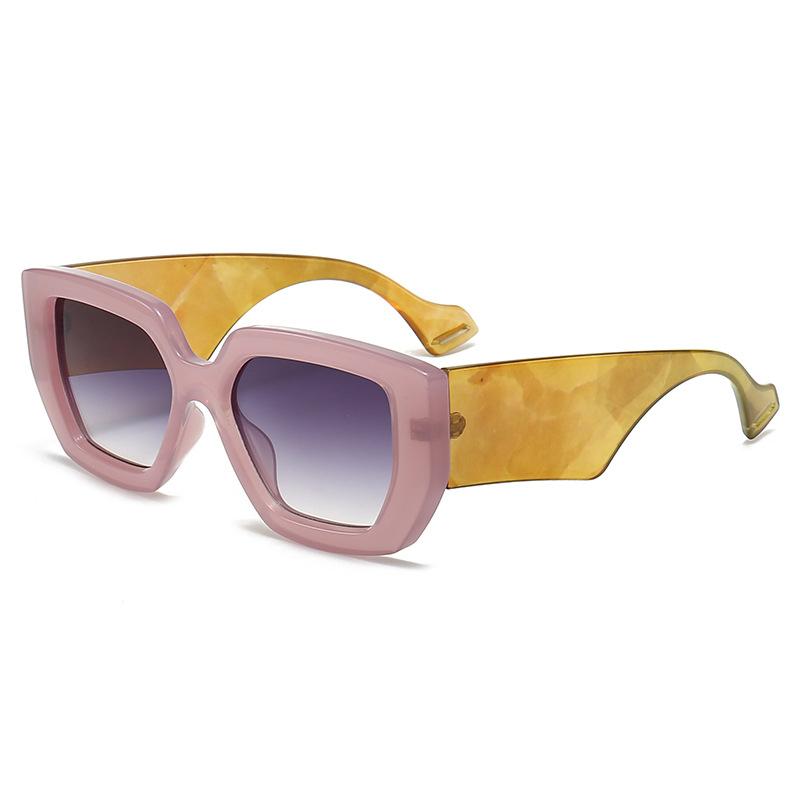 Trending Products 2024 New Arrival Female Eyewear New Fashion High Quality Large Metal Frame Women Men Sunglasses