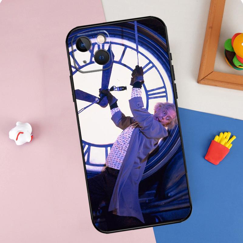 

Back To The Future Time Machine Phone Case For iPhone 16 Pro Max 11 12 13 14 15 Pro Max Mini XR 15 16 Plus 16e Cover Shell iPhone XR