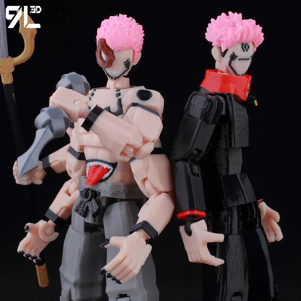 9L3D T13 Jujutsu Kaisen Figura Itadori LUCKY13 Versão Treino. JJK Titã13 Manequim Móvel Articulado13 Brinquedos Anti-Stress Presentes