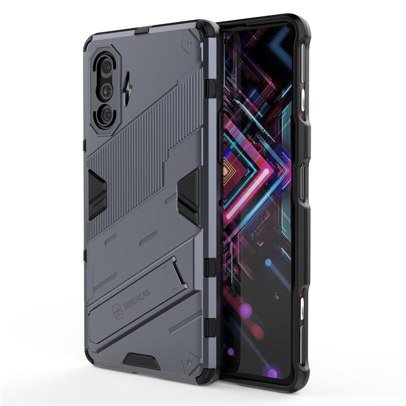 

Для Xiaomi Redmi K40 Gaming Чохол Кришка Бампер Підставка Тримач Повний Захист Броньований Чохол для Телефону Funda Redmi K40 K50 Gaming k70 Redmi K50 Gaming сірий колір