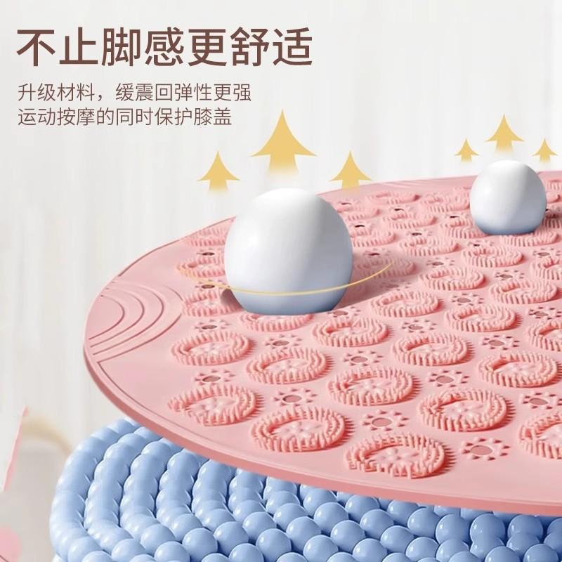 Soft Silicone Acupressure Mat for Slow Jogging Plantar Fascia Massage Mat Indoor Running Foot Pad Home Fitness