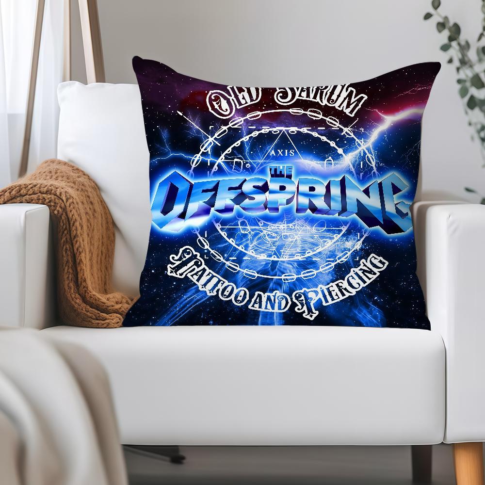 Rock Band The O-Offspring Pillow Case Applicable Space For Guest Rooms Interiors Cars Office House Decoration