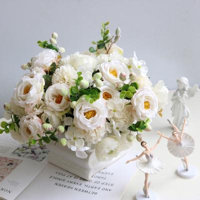 Künstliche Blumen Hohe Simulation Dekorative Lebendige Echte Haptik Rose Seide Künstliche Blumen