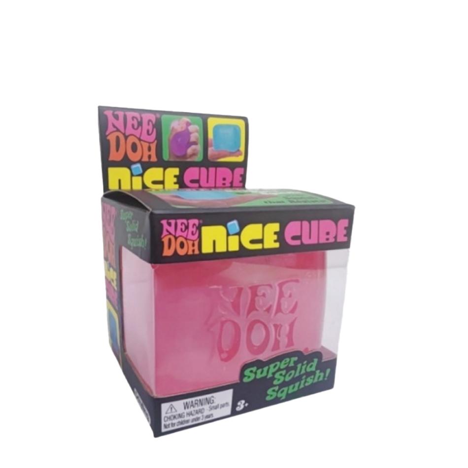 Schylling Neebnoh Nice Cube Sensory Fidget Stress Relief Squishy Cube Anti-Anxiety Squeeze Object For Relaxation Mindful Play
