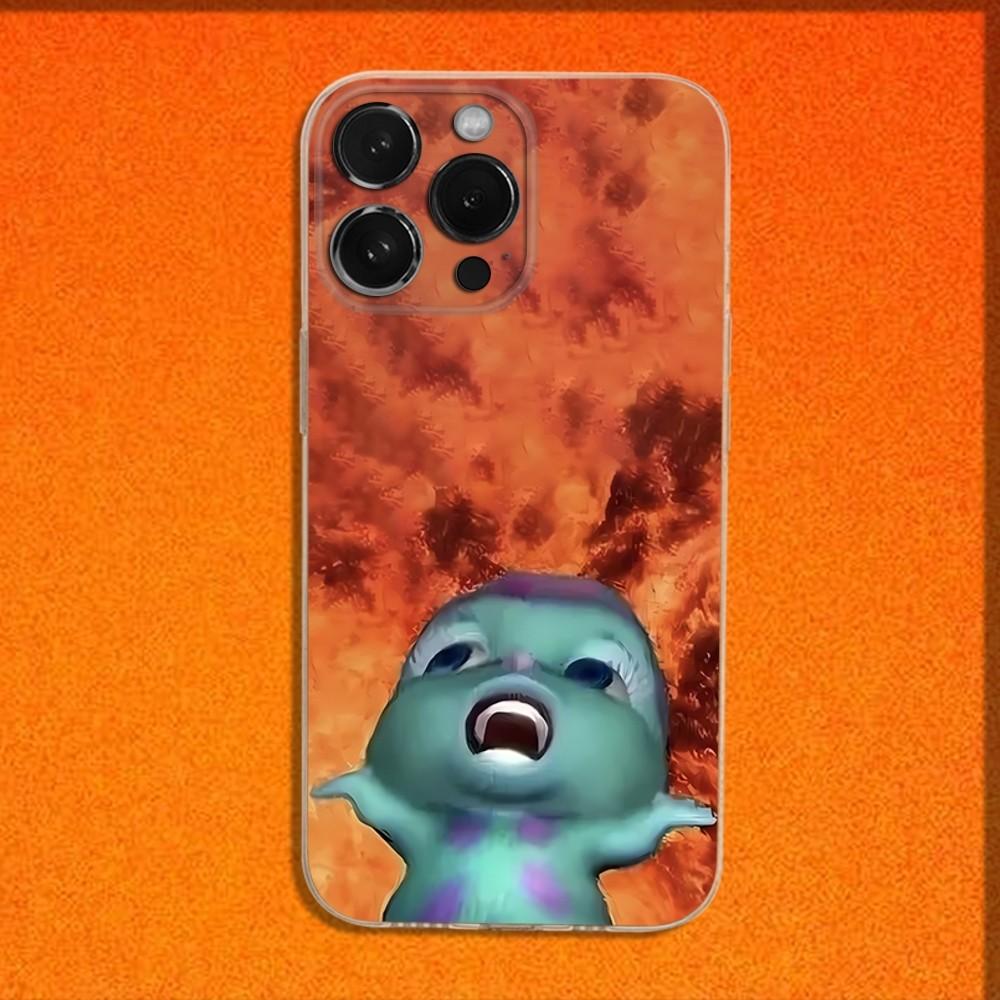 Funny B-Bibble Meme Phone Case For iPhone 16,15,14,13,12,11 Plus,Pro,Max,XR,XS,X,Plus,SE,Mini Transparent Soft Cover