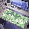 Mouse Pad XXL Green Plant Cat Laptops Gaming Black While Line Deskmat Mousepad Anime Office Carpet Gamer Keyboard Computer Desks
