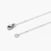Mini Rhombus Pendant Slim Chain Necklace (C2503-AN941_SV)