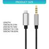 Type C To 3.5mm Auditory Cable With Advanced Chip Decoding For Multipe Syetems Auditory Adapter Line Car Auditory Cord