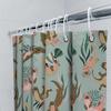 Cute Otter Shower Curtain Forest Animal Bathroom Decor Woodland Nature Waterproof Fabric Backdrop For Spa