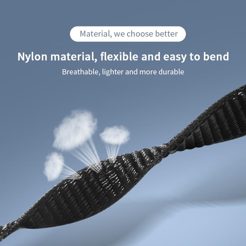 For Mi Band 6 7 Colorful Soft Nylon Strap For Xiaomi MI Band 6 Strap Smart Bracelet Replacement