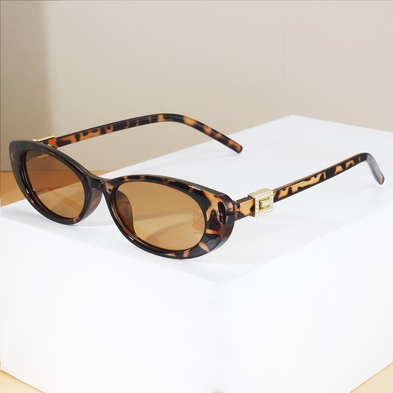 New 10pcs Ladies Small Oval Sunglasses UV Protection Retro Casual Vacation Eyewear Unisex Fashion Suneyeglass