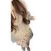 2025 Women's Autumn/Winter Korean Design: Long Sleeve Knit Sweater & High Waist Casual Skirt Set