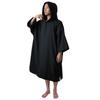 Sports Towel Poncho TAORUMALL ORUTA Large Hooded Cotton Black