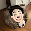 1 Stück Charlie Chaplin Automatischer Faltregenschirm, Tragbares faltbares Design, Lässiges Outdoor-Accessoire L1127036
