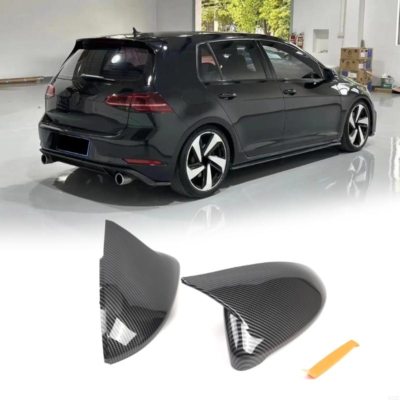 2025 New Scratch Resistant Mirror Cover Carbon Fiber Designs Mirror Case for MK7 Golf