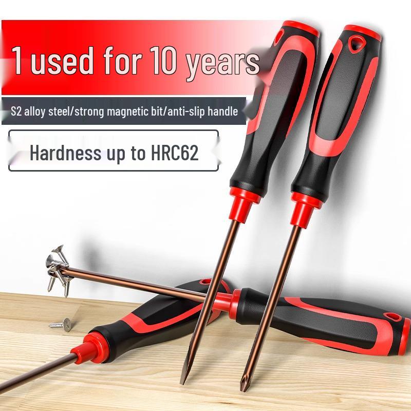 

Магнитная отвертка промышленного класса: Крестовые и шлицевые, Сверхтвердый сплав, Маленькая и прочная коллекция 4-inch Slotted Super Hard Screwdriver