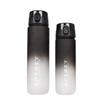 Water Bottle Gradual Change Matte Large Capacity Water Cup Elastic Cover Straw Cup 11OZ Portable Sports Kettle