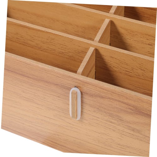 Garneck Wooden Card Case, Light Brown, Storage Case for Trading Decks, Card Box, Card Case