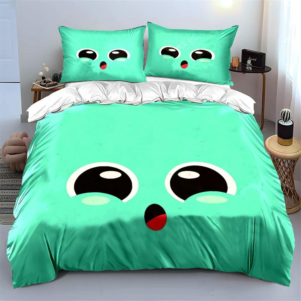 "Cartoon Decor Set for Kids" Soft Skin-Friendly Bedding Set Includes 1 Duvet Cover And 2 Pillowcase Gift