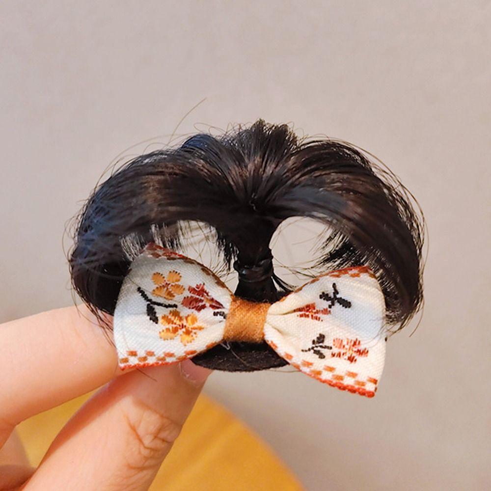 Funny Kids Wig Hairpin Headdress Flower Bow Hair Clip Headwear Baby Girl Hair Clip  Newborn