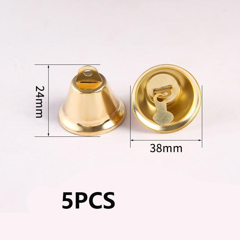 5 ΤΕΜ Χριστουγεννιάτικες Διακοσμήσεις Κουδούνια Μεταλλικές Διακοσμήσεις Καρμπόνιμου Ανοιχτές Τρομπέτες Χριστουγεννιάτικες Διακοσμήσεις