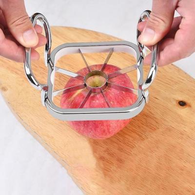 Obst- und Gemüseschneider Edelstahl Corer Slicer mit austauschbaren Klingen Französisch Fry