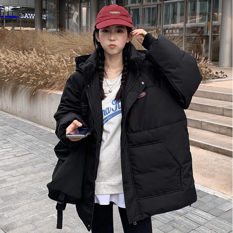 Herbst und Winter Daunenjacke aus Baumwolle Kurze Mode Damenbekleidung Koreanische Version Lose Baumwolljacke Warme Baumwolljacke Rest Dicker Mantel