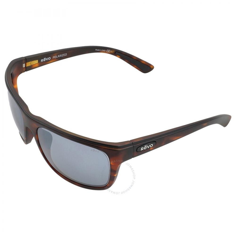 Revo Remus Graphit Polarisierte Quadratische Unisex-Sonnenbrille Re 1023 02 Gy 62