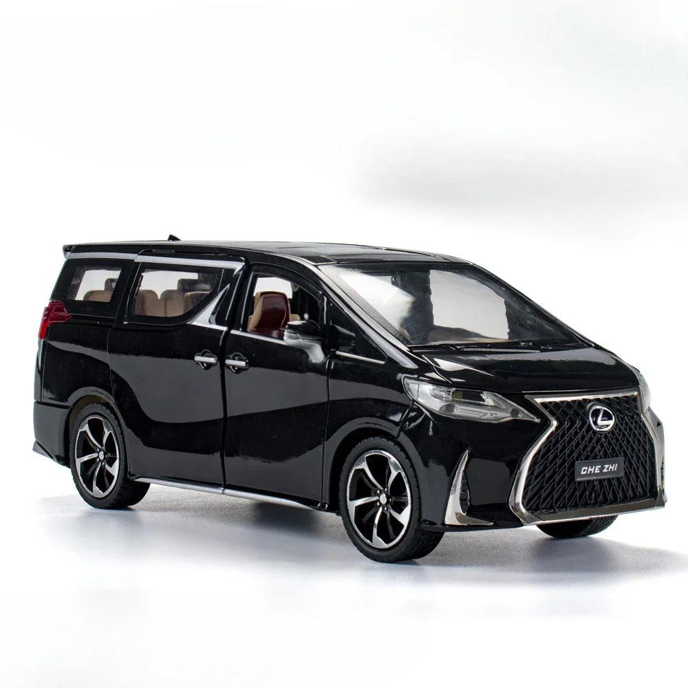 

1:24 Denza D9 LM300 Модель Автомобиля Іграшка Сплав Литий Звук Світло Відтягується Двері Відкриваються Моделі SUV Колекція Подарунок для Дітей