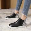 Plus Size 43Fashion Short Boots Women  Flat Bottom Casual Shoes for Women Serpentine Ankle Boots for Women Zapatos De Mujer 2024