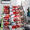 Arsenal Players Printed Flannel Blanket, soft throw for bedroom sofa, washable, fan merchandise, great gift.