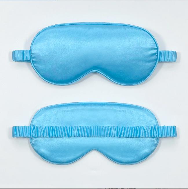 Breathable Unisex Blackout Imitation Silk Eye Mask - Summer Style, Comfortable & Thin