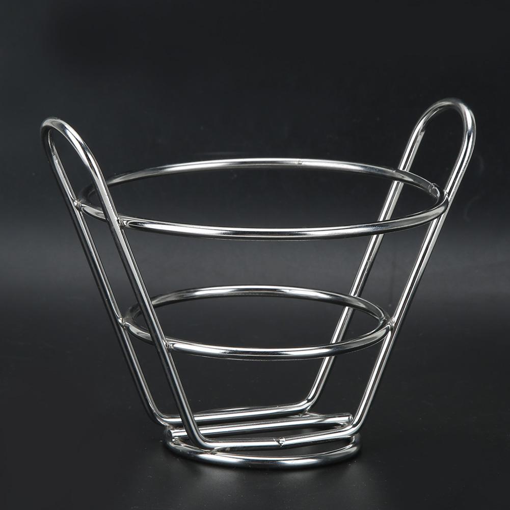Household 304 Stainless Steel Mini Food Basket Fries Dessert Bread Basket Kitchen Cooking Tool