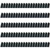 100pcs Decking Clip 6mm Plastic Fastening Set for Composite Deck Boards With Hide T Clip and Sturdy Plastic Screws
