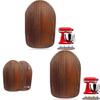 Rustic Wooden Appliance Base With Non Slip Surface For Coffee And Tea Service
