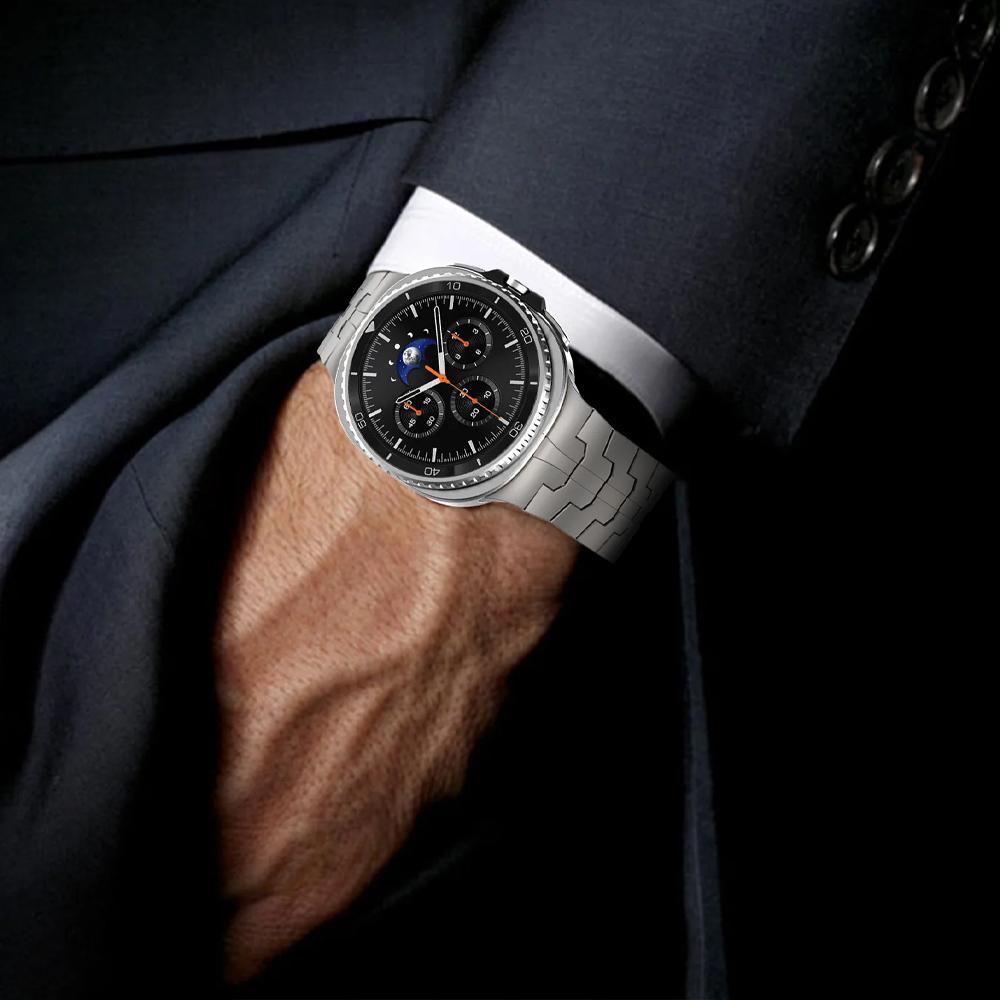 Stainless Steel Strap for Samsung Galaxy Watch 8 44mm 40mm 8 Classic 46mm Luxury Metal Band for Galaxy Ultra 2025 2024 Bracelet