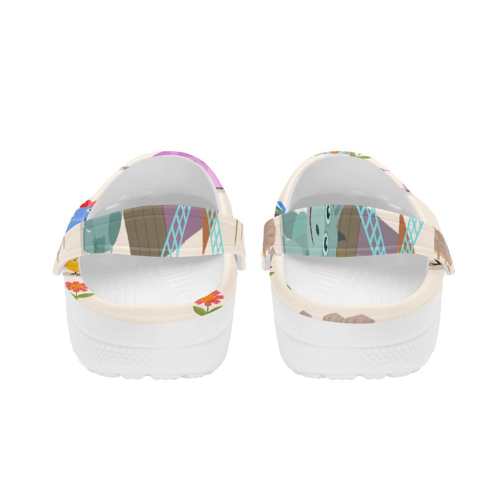 Trendy Printed EVA Casual Clogs Men Women Comfortable Breathable Slip On Soft Footwear Lightweight Summer Sandals Soft Daily Wear