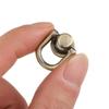 Rings Rivets for Leather Purse Stud Screw Metal Ring Studs Rivets for Wallet Strap Accessories Leather Purse Hardware