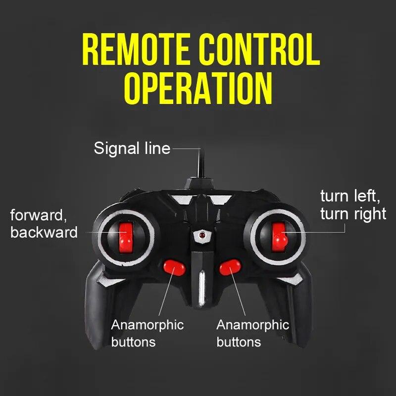 Electric RC Car 2 In 1 Transformation Robots Sports Vehicle Model Robots Boys Toys Remote Cool RC Deformation Cars Kid Toy Gifts
