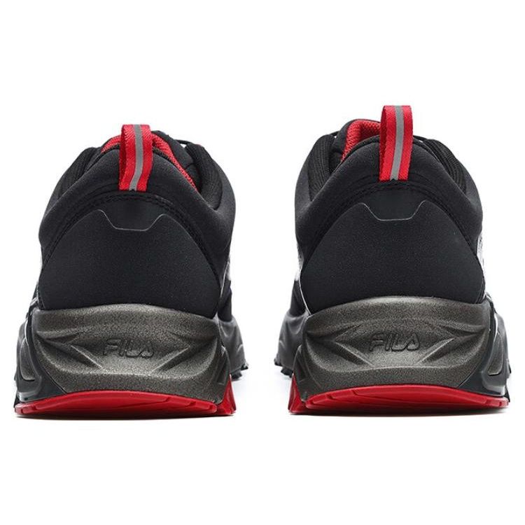 FILA Lynx Fashion Comfortable Fabric Low-Top Running Shoes Men sneaker Black A12M241207FBA