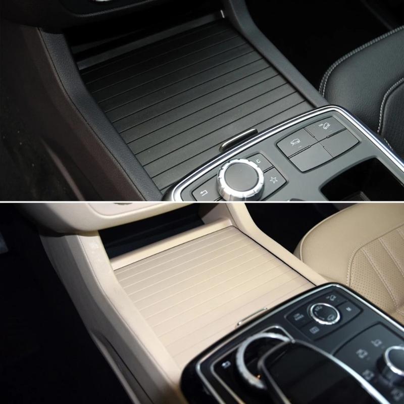 Vehicle Cup Area Insert Panel ABS Console Storage Tray 1666805802 for Commute Use and Cabin Order Plus Care
