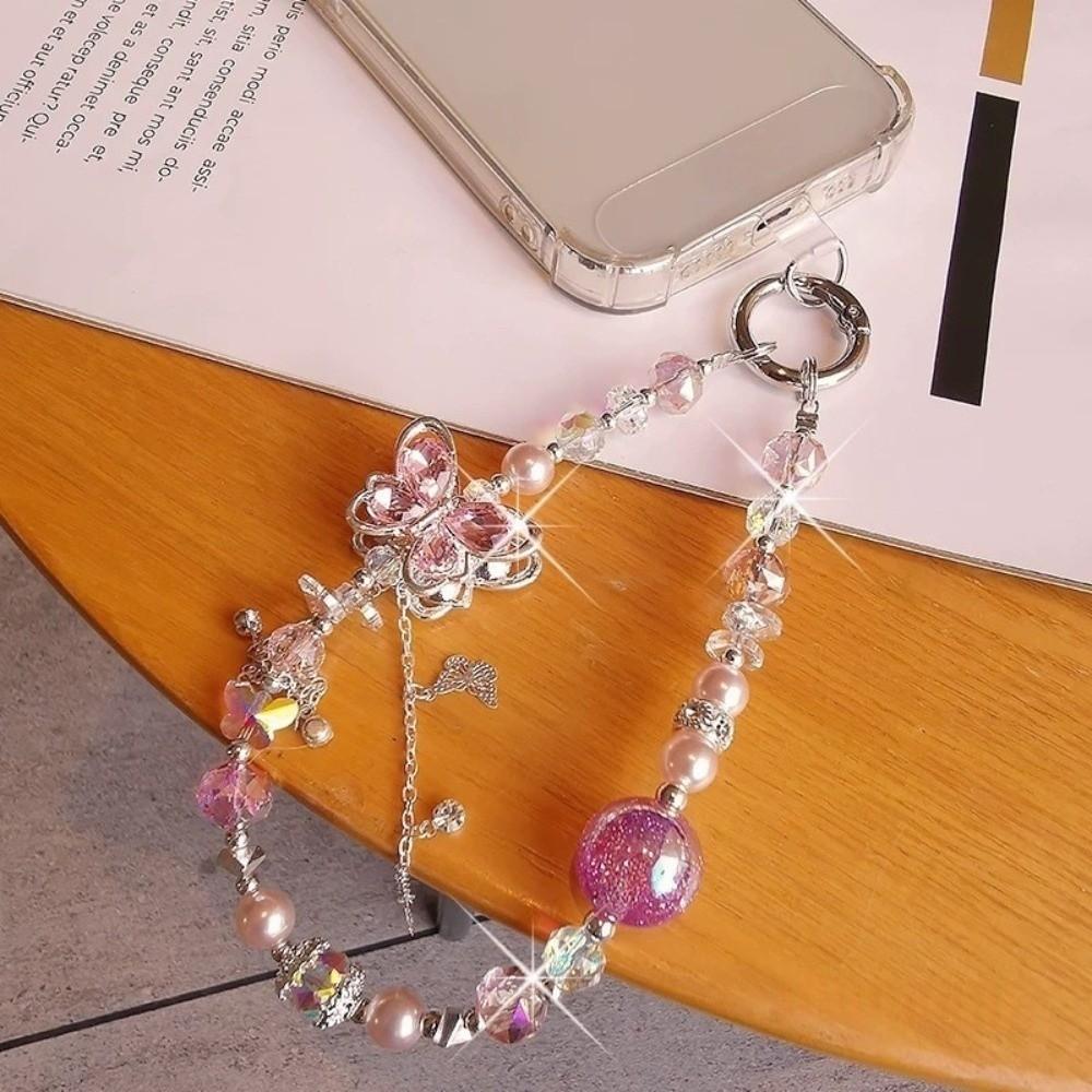 Pearl Cell Phone Chain Wrist Chain Mobile Phone Lanyard Mobile Phone Pendant