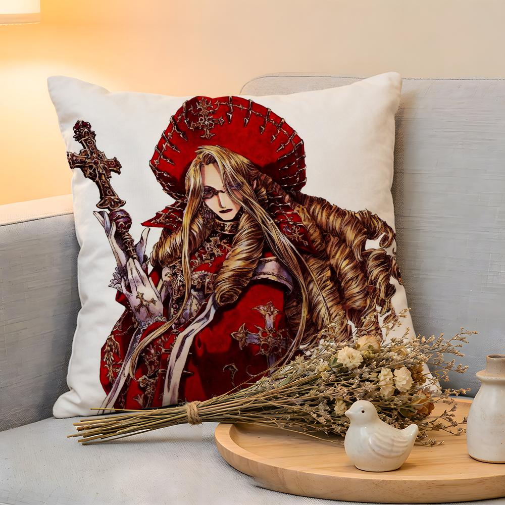 Cushion Cover Linen SkinFriendly Soft Decorative Case For Sofa Home Decor Hot Anime TTrinity BloodS Pillow Cover