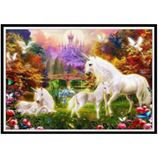 5D Diamond Painting Animal DIY Round Diamond Steed Embroidery Puzzle Mosaic Pattern Children