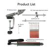 Professional Knife Sharpener Rotating Flip Design Fixed Angle Knife Adjustable Knife Sharpening Kit with 10 Wet Stones for Fine Grinding and Cleaning