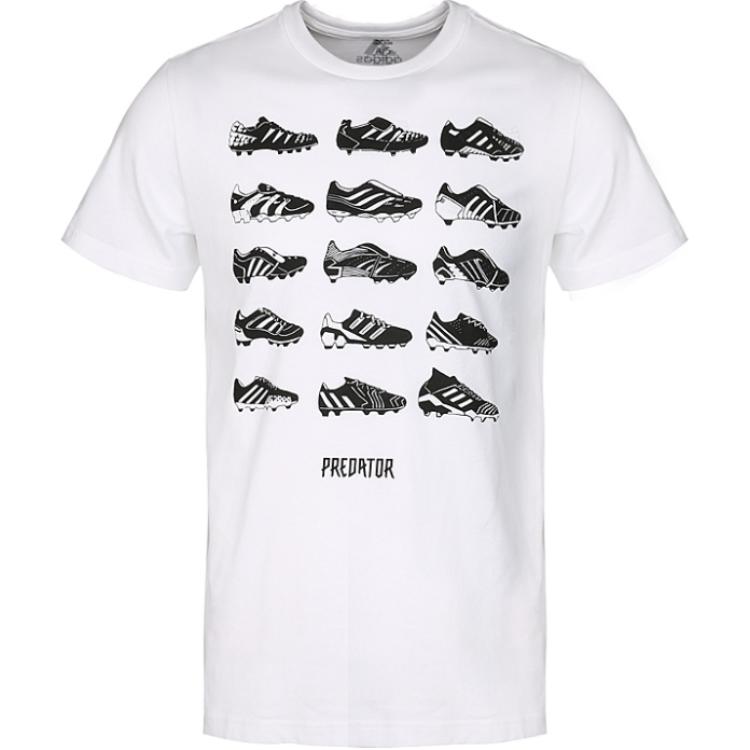 

Adidas T Shirts Men s White Crew Neck Moderate CW2155 XL