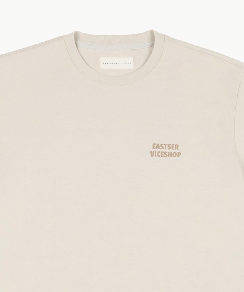 Iseuteuseobiseusyab Ess Symbol Short Sleeve T-Shirt - Cream