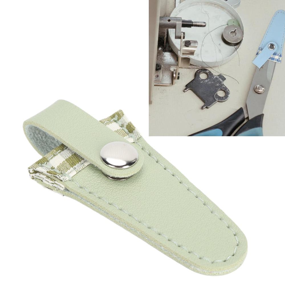 PU Leather Scissors Protective Cover Compact Size PU Leather Scissors Case For Sewing